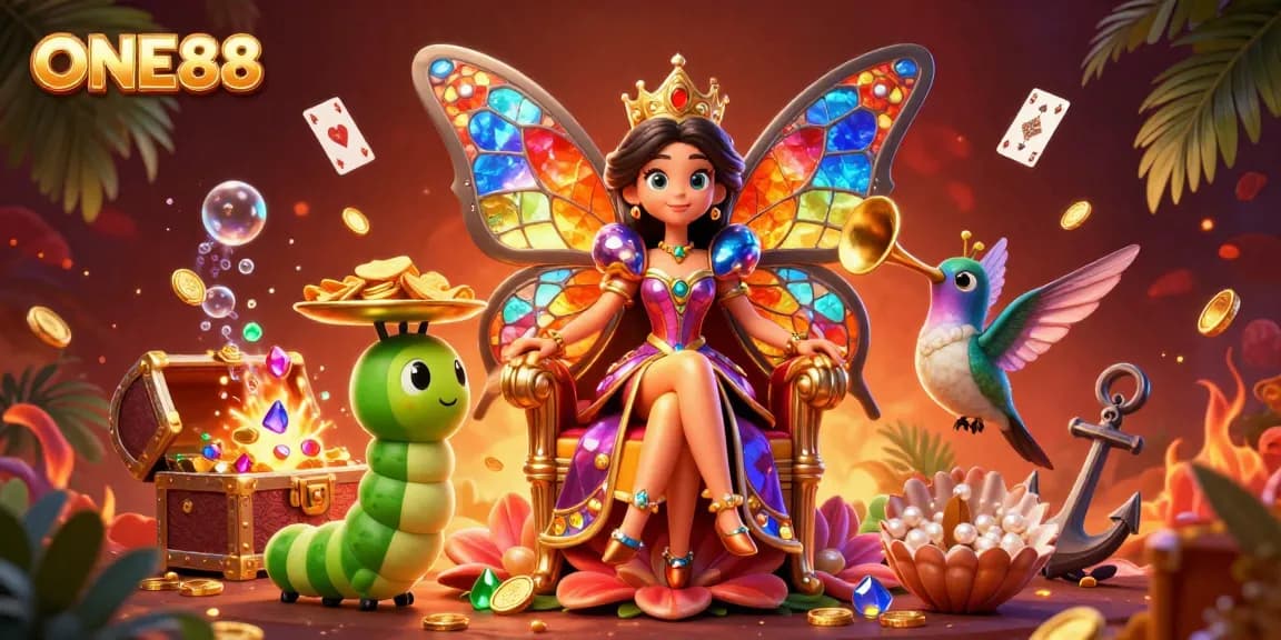 Experience the thrill of ONE88 while playing games surrounded by vibrant treasures and lively characters.