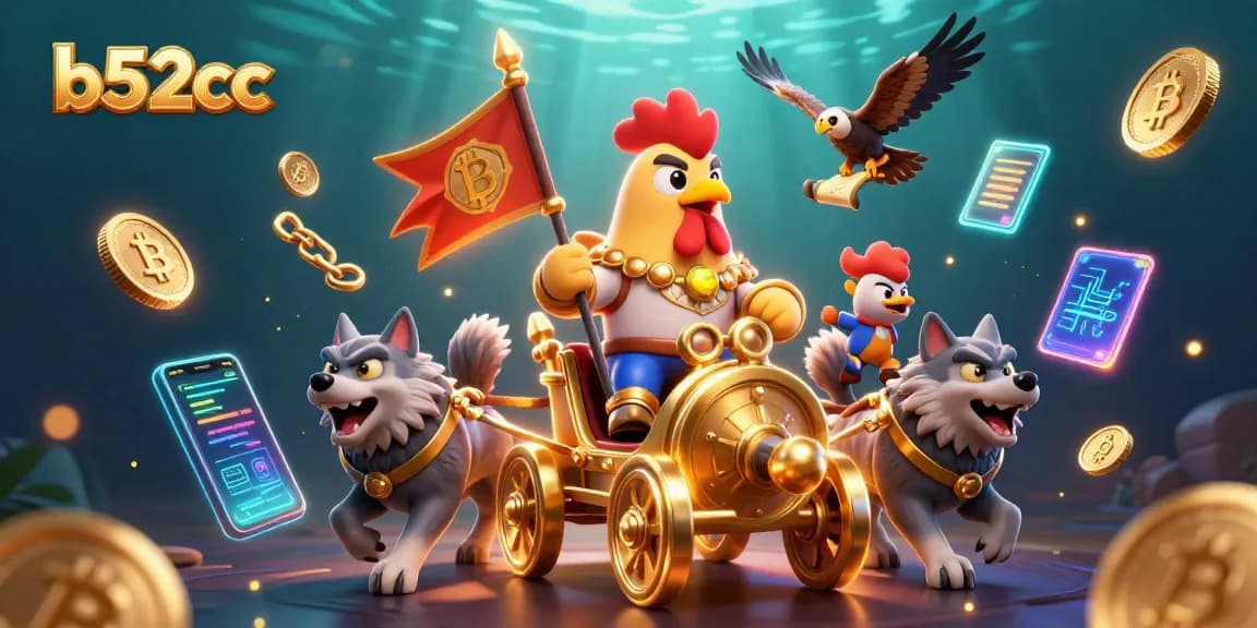Play exciting games at b52cc with vibrant casino elements and dynamic characters.