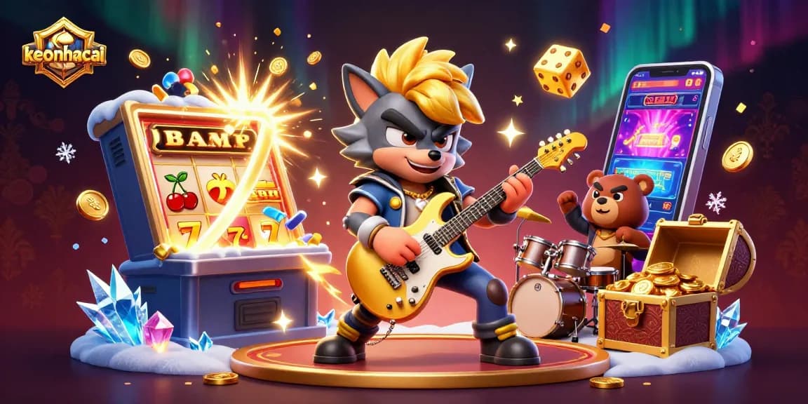 Experience thrilling keonhacai action with vibrant characters and immersive casino elements bursting with excitement.