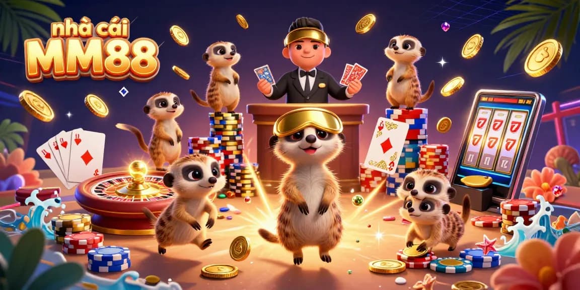 Engage with the vibrant world of nhà cái MM88, where colorful meerkats run an exciting casino operation!