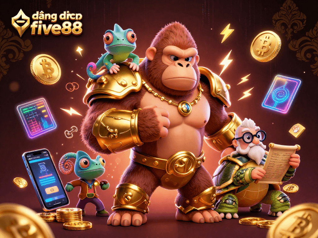 Engage with đăng nhập five88 and explore thrilling gambling experiences with captivating characters and rich 3D illustration.