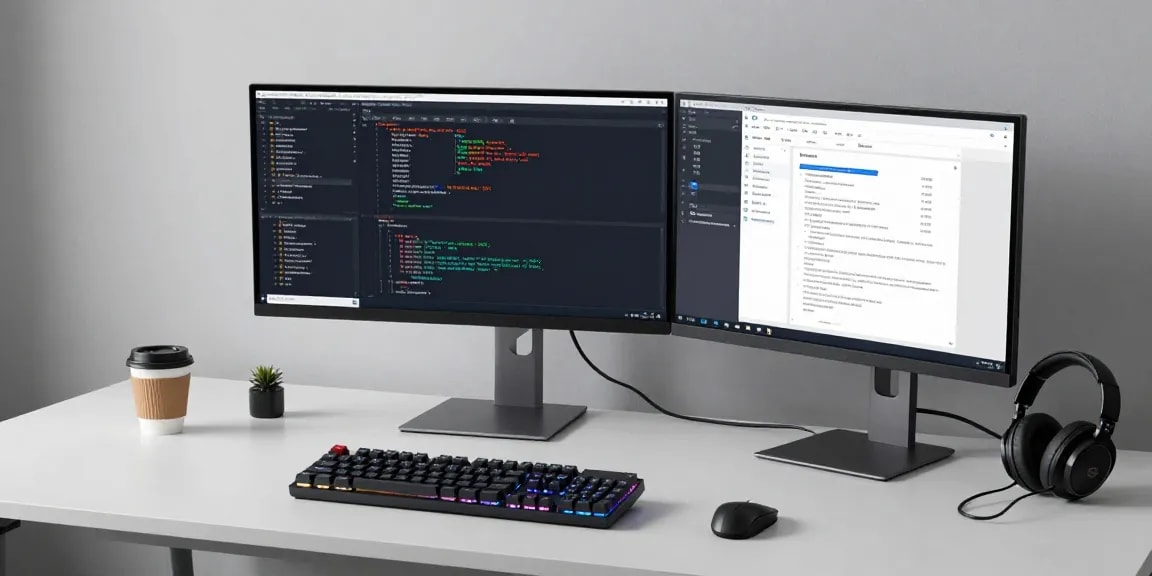 nhà cái THABET in a modern tech workspace with software development tools, showcasing advanced cloud computing and cybersecurity solutions.