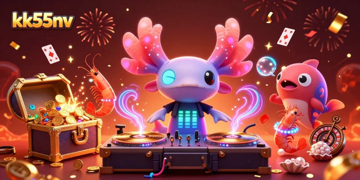 Engage with the vibrant kk55nv underwater casino scene featuring fun characters and dynamic gaming elements.