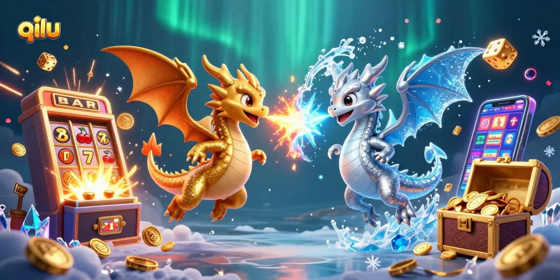 Engage with qilu's thrilling 3D casino adventure featuring dynamic dragons and exciting game elements.