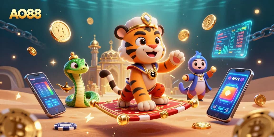 Spin and win big with AO88 in this vibrant, immersive 3D casino adventure.
