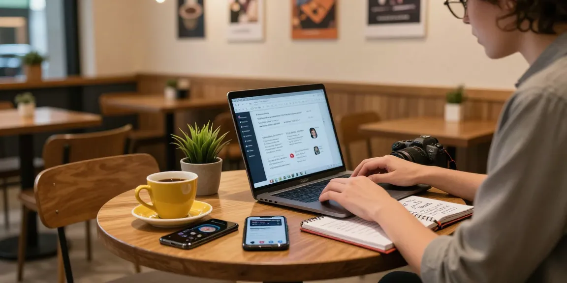 Effektives Instagram Views kaufen in einem einladenden Café mit Marketing-Aktivitäten.
