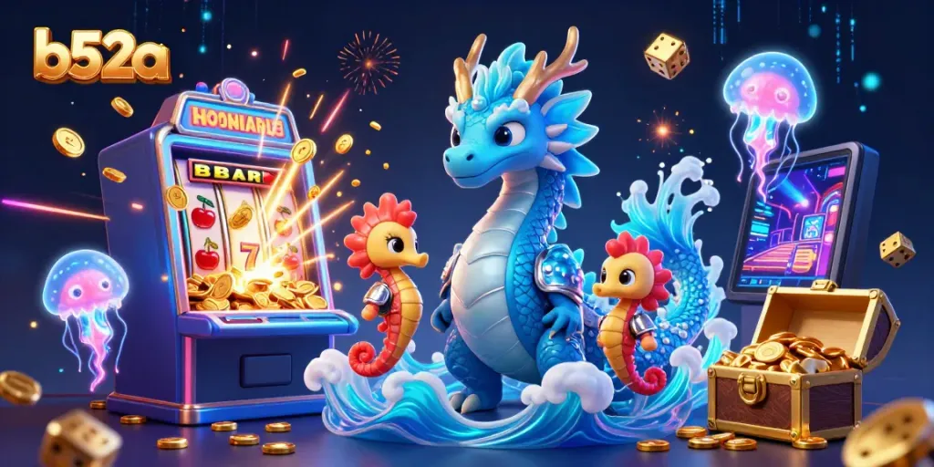 Experience high-stakes gaming with the enchanting b52a dragon and casino elements.