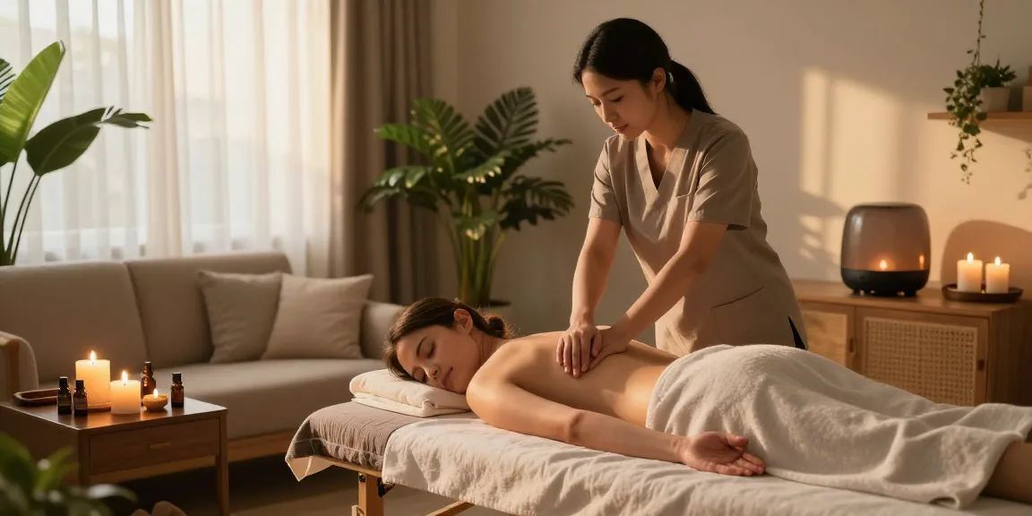 Relaxing 부천출장안마 service with a professional massage therapist at home.