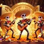 Experience thrilling gameplay at Au88 DM with festive mariachi characters amid treasures and jewels.