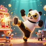 Experience thrilling wins with 88vv’s dynamic 3D casino action scene, featuring exciting characters and gaming elements.
