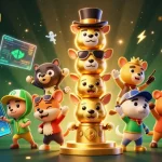 Experience the thrilling world of mm88vin with vibrant gaming elements and a mystical totem in a 3D illustration.