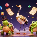 ko66 features dynamic cartoon characters at a vibrant lottery speakeasy bar filled with excitement
