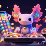 Experience the vibrant gaming community at hitclubb with lively characters and dynamic casino elements.